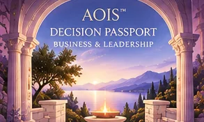 Business & Leadership Decision Passport illustrated cover