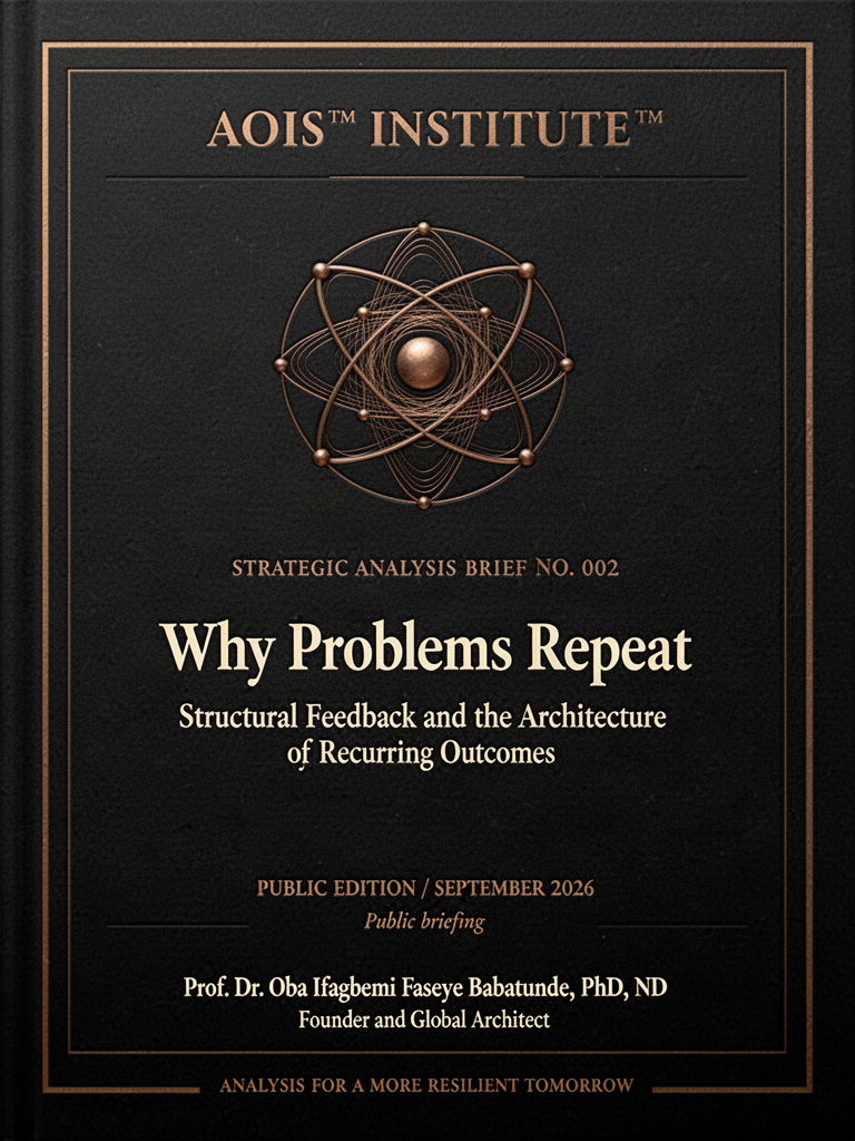 Cover of Why Problems Repeat, AOIS Strategic Analysis Brief No. 002